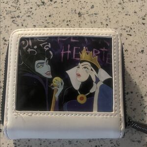 Disney Villains Black and White Wallet